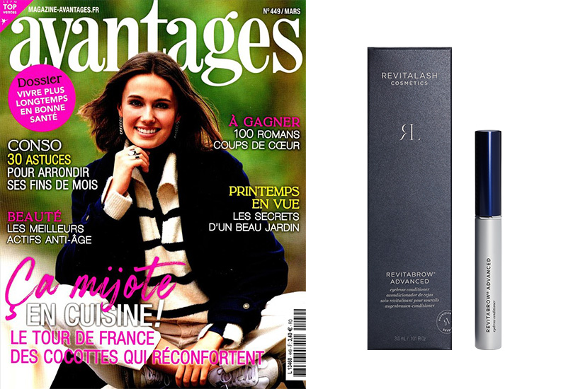 RevitaBrow® Advanced paru dans Avantages - Mars 2026 